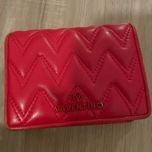 Valentino red wallet